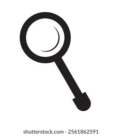 Magnifying glass icon, search icon Vector Illustration, Magnifying glass set, Zoom symbol, zoom lens sign, scan search symbol isolated, search symbol for web icons flat vector illustration.