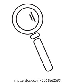 Magnifying glass icon, search icon Vector Illustration, Magnifying glass set, Zoom symbol, zoom lens sign, scan search symbol isolated, search symbol for web icons flat vector illustration.