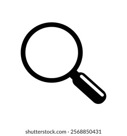 Magnifying glass icon, search icon Vector Illustration, Magnifying glass set, Zoom symbol, zoom lens sign, scan search symbol isolated, search symbol for web