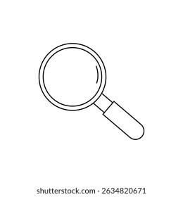 Magnifying glass icon, search icon Vector Illustration,
