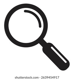 Magnifying glass icon, search icon Vector Illustration, Magnifying glass set, Zoom symbol, zoom lens sign, scan search symbol isolated, search symbol for web icons flat vector