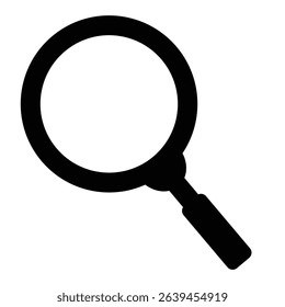 Magnifying glass icon, search icon Vector Illustration, Magnifying glass set, Zoom symbol, zoom lens sign, scan search symbol isolated, search symbol for web icons flat vector