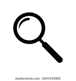 "Magnifying Glass Icon – Search and Zoom Symbol for Web, Apps, and User Interface Design"

