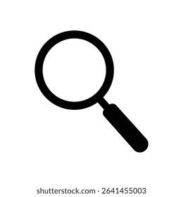 "Magnifying Glass Icon – Search and Zoom Symbol for Web, Apps, and User Interface Design"

