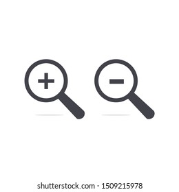 Magnifying glass icon set vector illustration