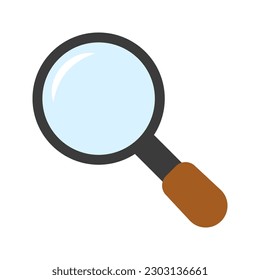 Magnifying Glass icon. sign for mobile concept and web design. vector illustration