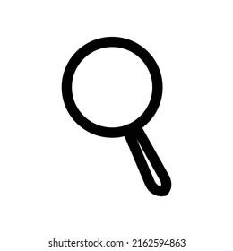 magnifying glass icon simple and plain icon