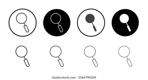 magnifying glass icon simple vector symbol