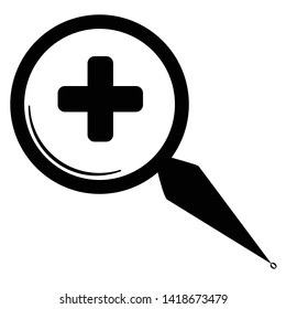 Magnifying Glass Icon Symbol Vector