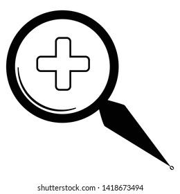 Magnifying Glass Icon Symbol Vector