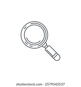 Magnifying Glass icon symbol vector illustration isolated on white background