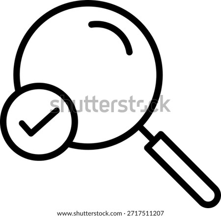 Magnifying glass icon symbolizing finding, searching, and discovering information
