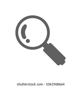 Magnifying glass icon vector