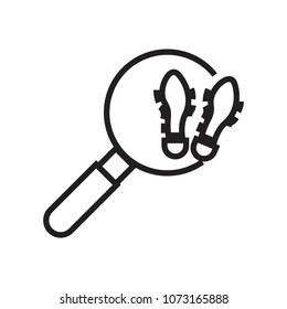 Magnifying glass icon vector