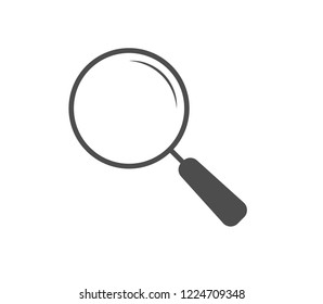 Magnifying glass icon . Vector
