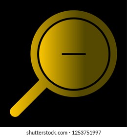 Magnifying glass icon vector