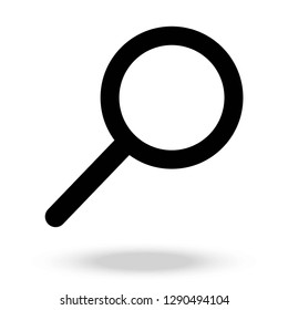 magnifying glass icon vector