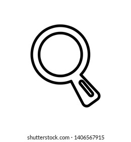 Magnifying Glass Icon Vector - Vector