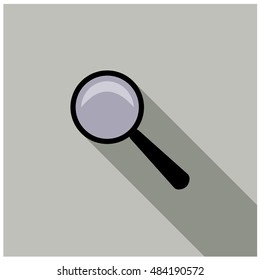 magnifying glass icon vector