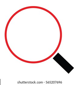 
magnifying glass icon vector
