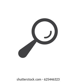 Magnifying glass icon vector