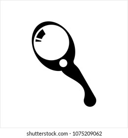 Magnifying Glass Icon Vector Art Illustration