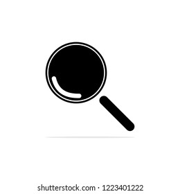 Magnifying glass icon. Vector concept illustration for design.