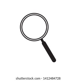 magnifying glass icon vector design template