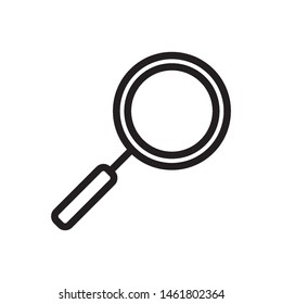 magnifying glass icon vector design template