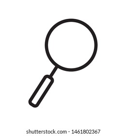 magnifying glass icon vector design template