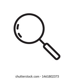 magnifying glass icon vector design template
