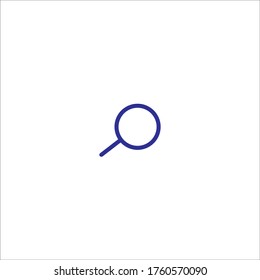 Magnifying glass icon vector design template