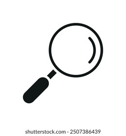 Magnifying glass icon vector design templates simple and modern concept graphic