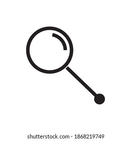 magnifying glass icon vector, flat design best vector icon