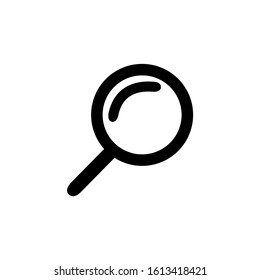 magnifying glass icon vector illustration logo template for many purpose. Isolated on white background