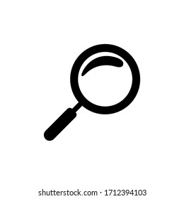 magnifying glass icon. vector illustration logo template for many purpose. Isolated on white background