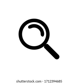 magnifying glass icon. vector illustration logo template for many purpose. Isolated on white background