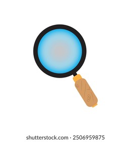 Magnifying glass icon vector illustration.