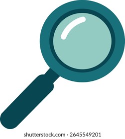 Magnifying glass icon vector illustration white background
