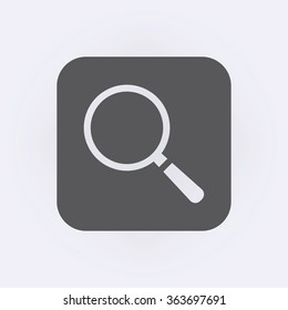 Magnifying Glass icon . Vector illustration