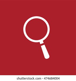 Magnifying Glass icon . Vector illustration