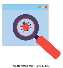 magnifying glass icon vector image cucarron with white background