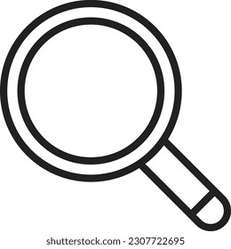 Magnifying Glass icon vector image. Suitable for mobile application web application and print media.
