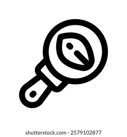 magnifying glass icon. vector line icon for your website, mobile, presentation, and logo design.