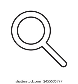 Ilustración de la lupa del Vector de la lupa. Icono de la búsqueda del Vector plano...