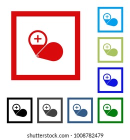 Magnifying glass icon, vector magnifier or loupe sign.