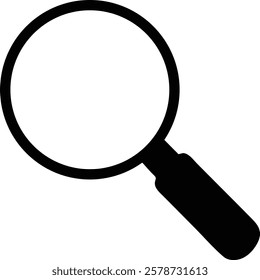 Magnifying Glass Icon Vector Search Symbol Illustration