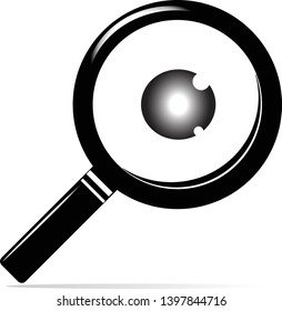 Magnifying Glass Icon Vector Set