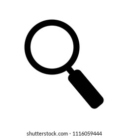 Magnifying glass icon vector icon. Simple element illustration. Magnifying glass symbol design. Can be used for web and mobile.