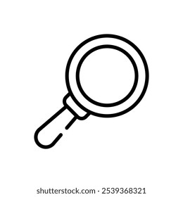 Magnifying Glass icon vector stock illustration